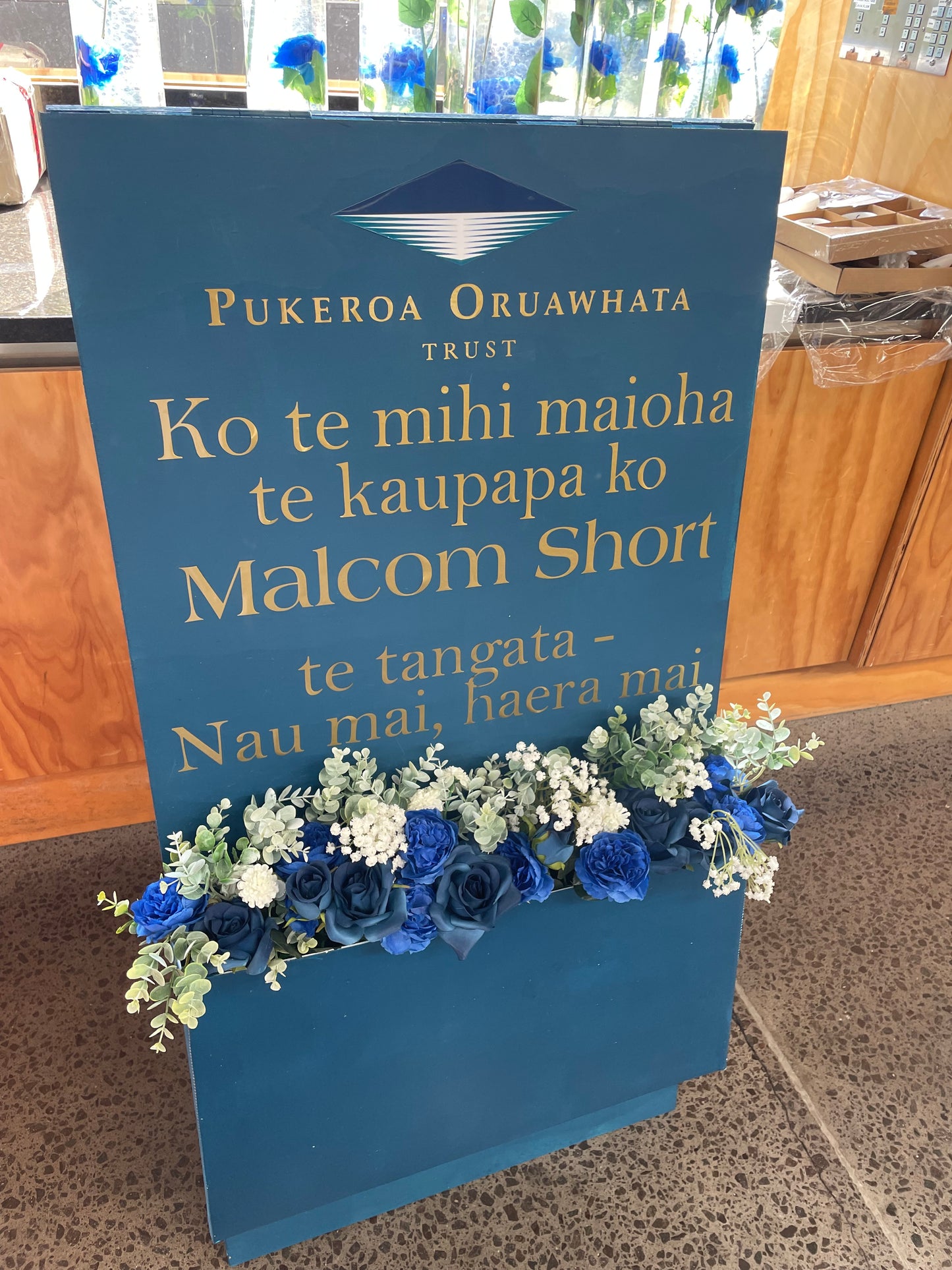 A Frame Sign w Flower Box