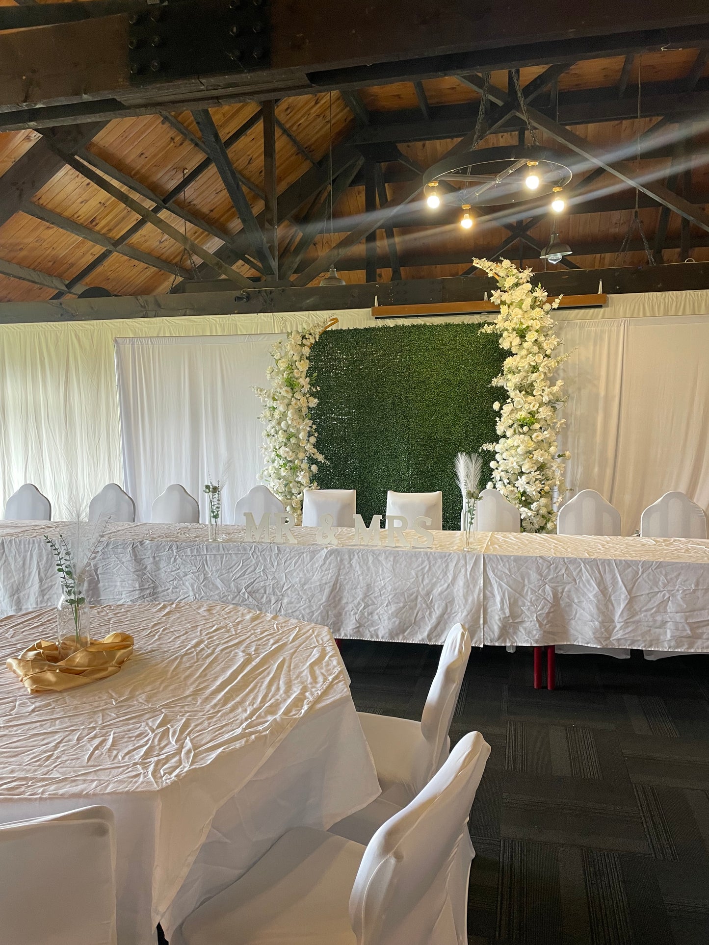White Curtains 3m H x 2m W