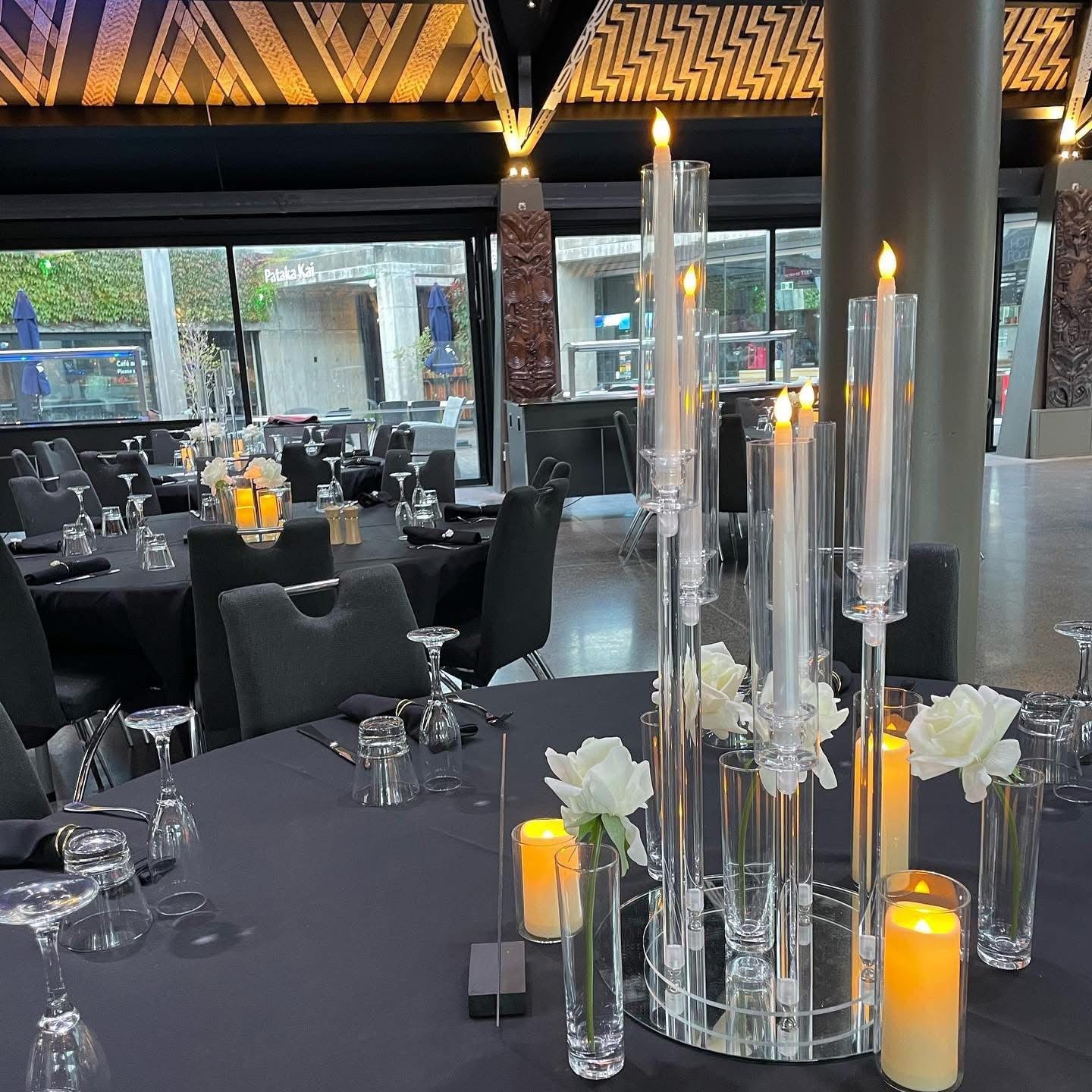 Acrylic Candelabra - 5 arms