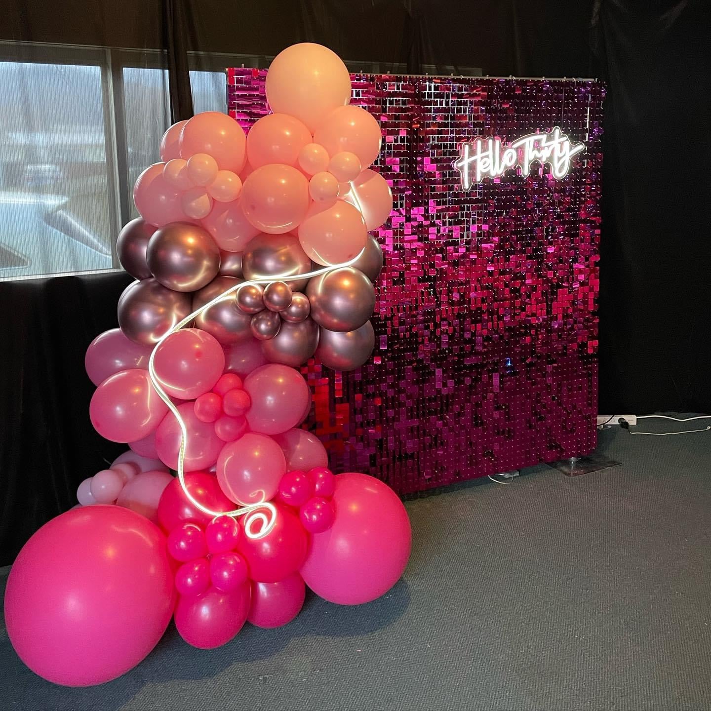 PINK Shimmer Wall