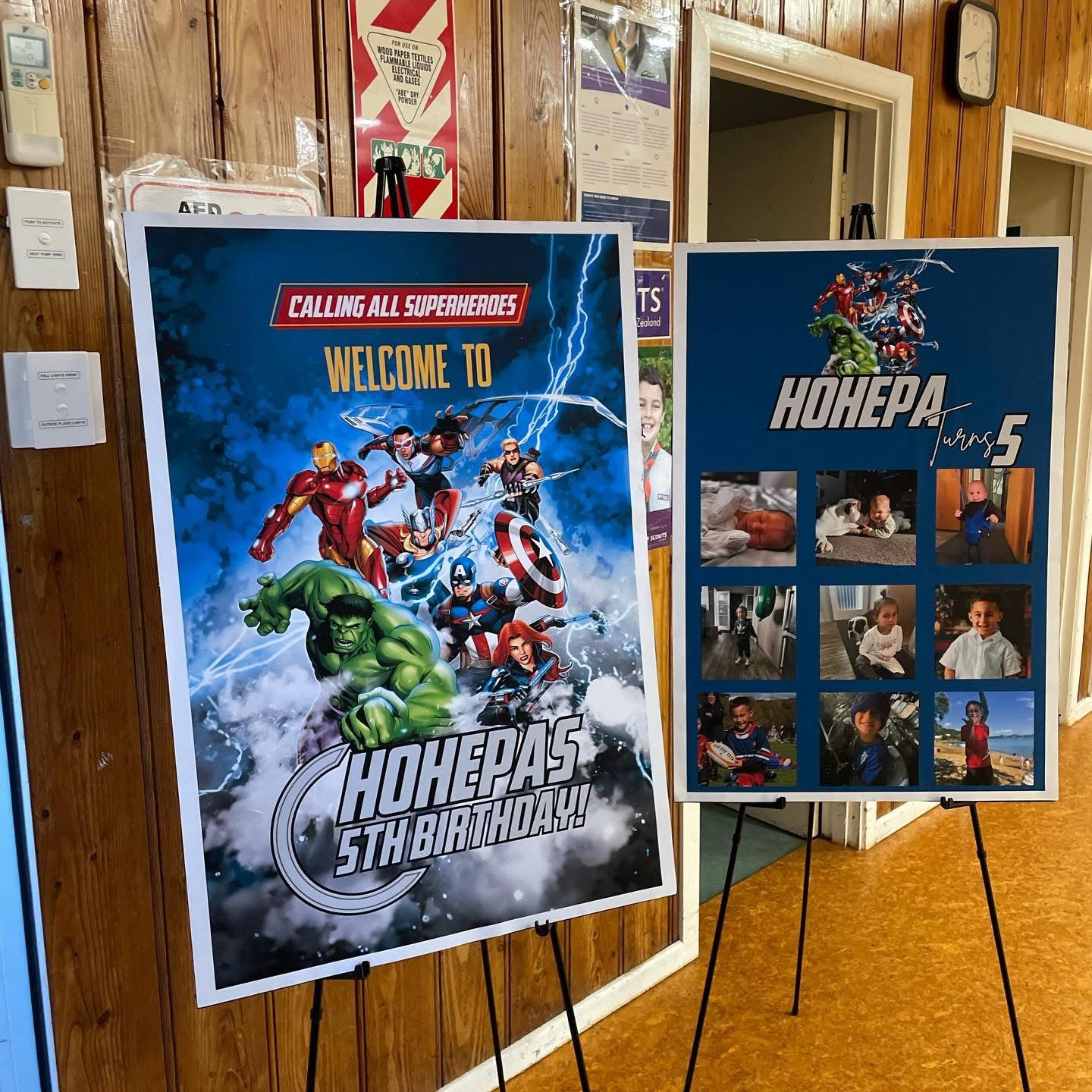 Welcome Sign & Milestone Board