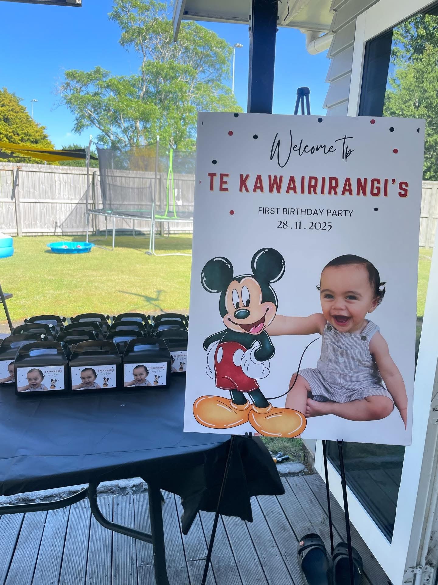 Welcome Sign & Milestone Board