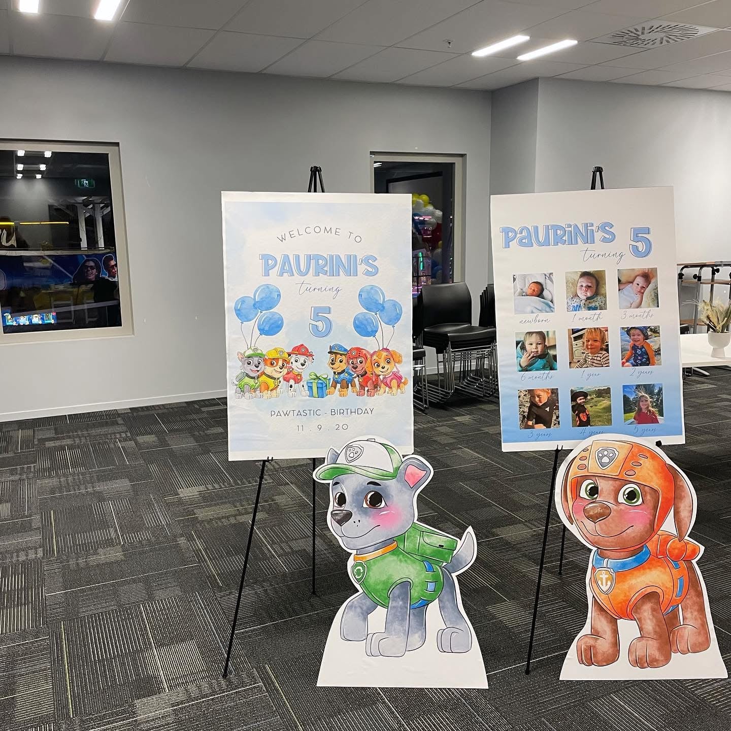 Welcome Sign & Milestone Board