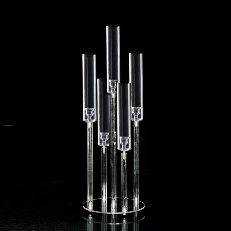 Acrylic Candelabra - 5 arms