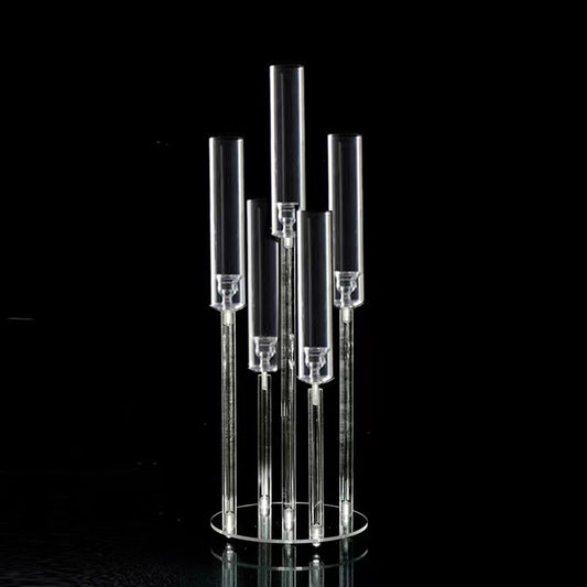 Acrylic Candelabra - 5 arms