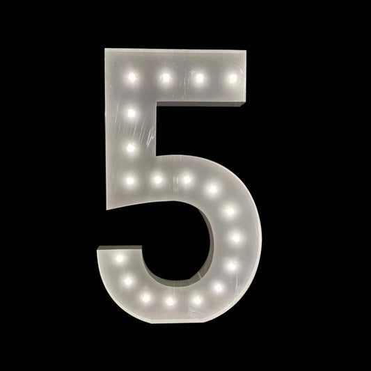 5 Marquee Number