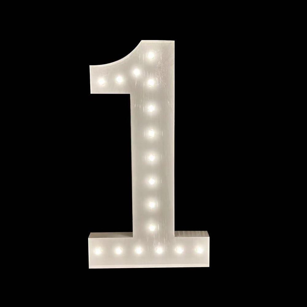 Marquee Number “1”